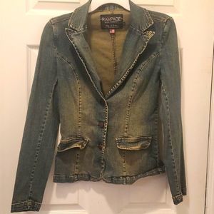 Rampage women's jean jacket medium